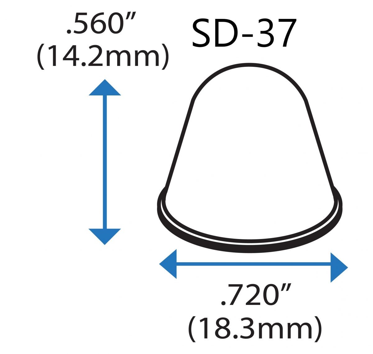 Samolepiaci Doraz / Samolepiace Dorazy - Bumpony SD37EU